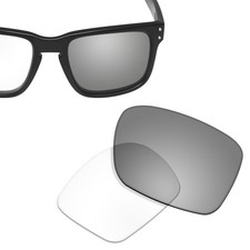 Eclipse Grey Photochromic Replacement Lenses for-Ray-Ban Meta Skyler RW4010 52mm
