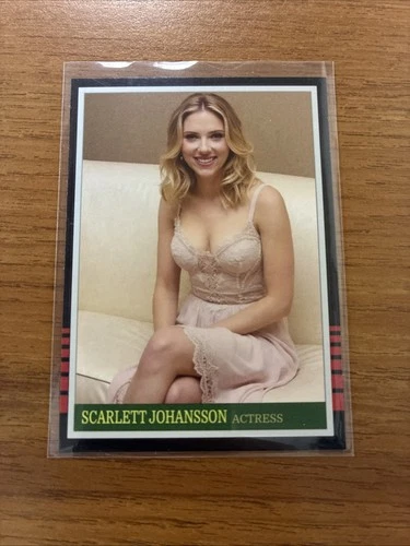 SCARLETT JOHANSSON Lace Custom ACEO Trading Card Art LESS THAN 5 Prints!