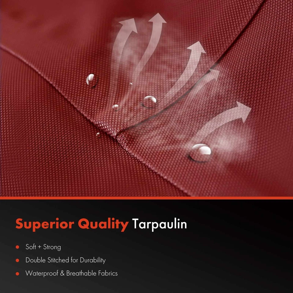 Bordeaux Convertible Soft Top w/ Plastic Window for Geo Metro Suzuki 1990-1993 - Image 3 of 4