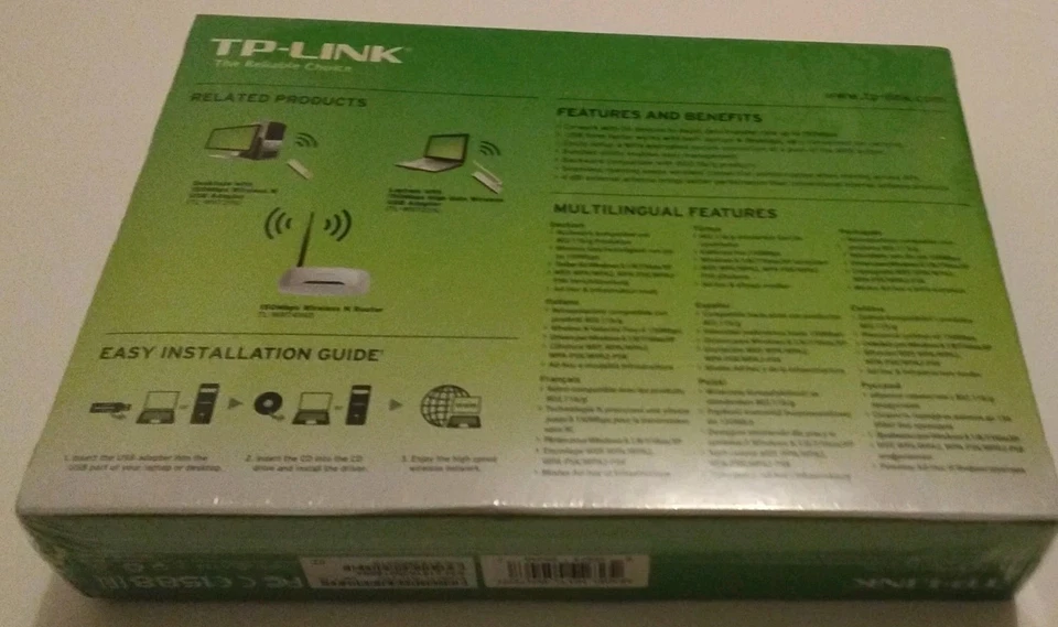 TP-Link TL-WN722N 150Mbps High Gain Wireless USB 2.0 Wi-Fi Adapter - Image 2 of 4