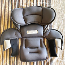 Infant Rear-Facing Car Seat Head  Body Support Insert Cushion, Gray/Black