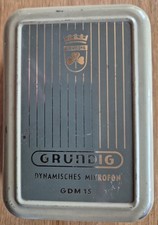 Grundig Dynamisches Mikrofon GDM 15 made in West Germany in OVP, 60er Jahre