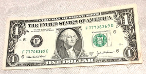 2003 One Dollar Banknote