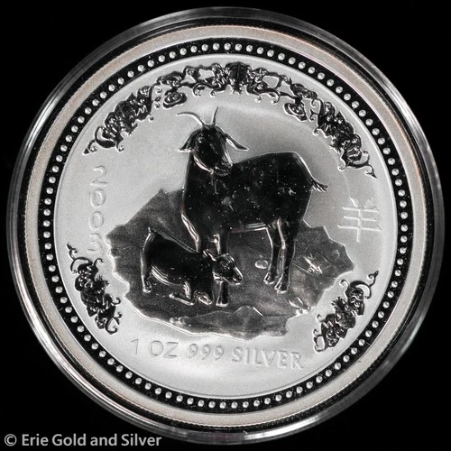 2003 Australian Silver Lunar 1 oz — photo from the most recent tracked eBay sale
