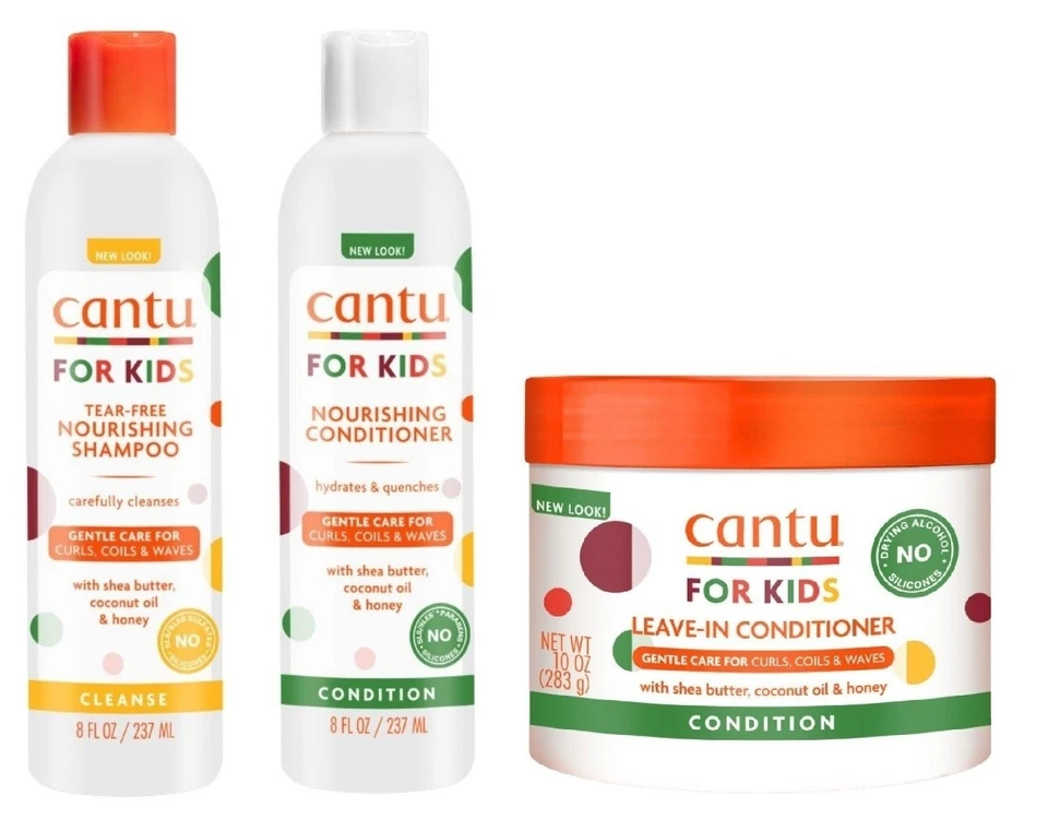 Cantu Kids SET Shampoo 237ml / Conditioner 237ml / Leave in Conditioner 283g SET