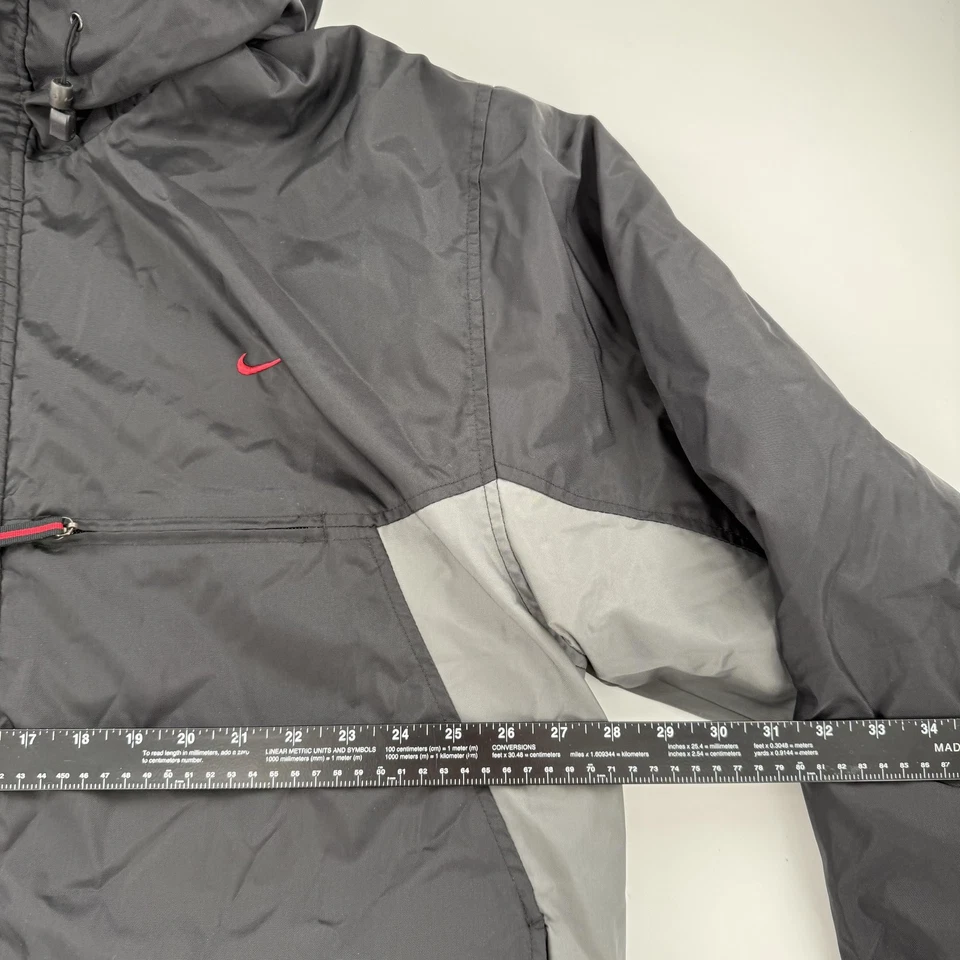 Chaqueta Nike Para Hombres 2XL Abrigo de Invierno 2 en 1 Con Capucha Desmontable Forrado de Vellón Foto 4 de 4
