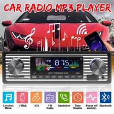 Bluetooth Car Stereo Audio In-Dash FM Aux Input Receiver SD USB MP3 Radio Player