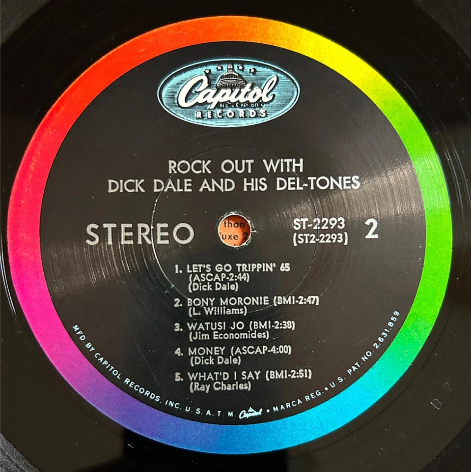 ROCK OUT WITH DICK DALE~LIVE AT CIRO'S~AUTOGRAPHED 1964 ST 2293~CAPITOL~N.MINT - Image 4 of 4