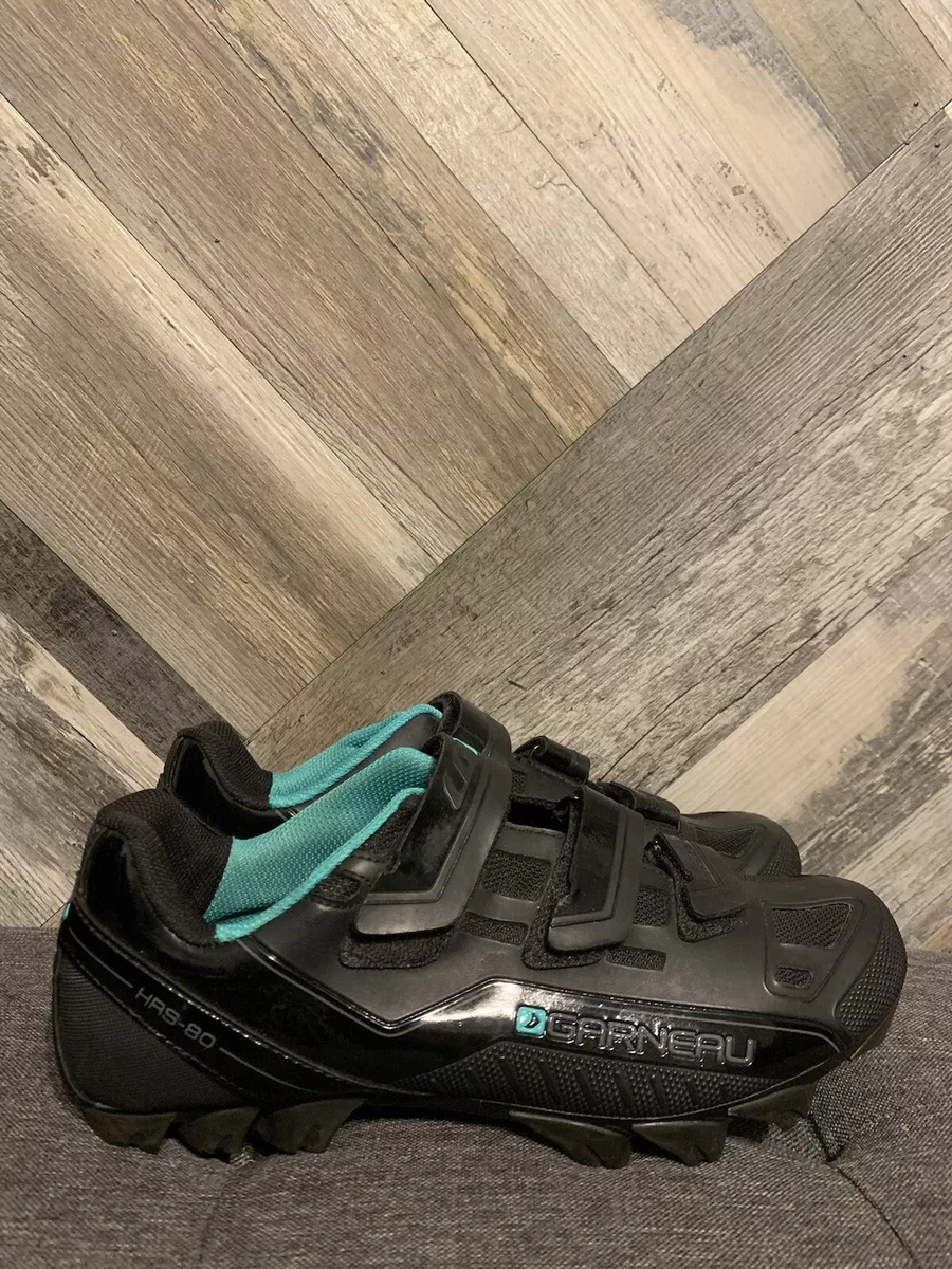 Louis Garneau Women's Size 9.5 Sapphire Cycling Shoes Black Teal HRS-80