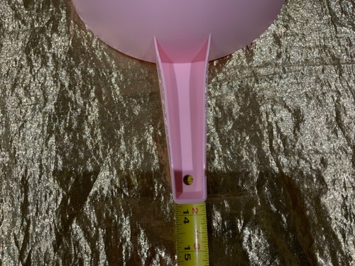 New Big Tupperware Colander/Strainer 2Q beautiful Bright Pink Color - Picture 4 of 6