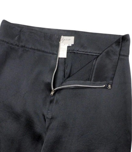 YohjiYamamoto silk cropped tapered pants Made in Japan SS size Good Condition - Picture 4 of 6
