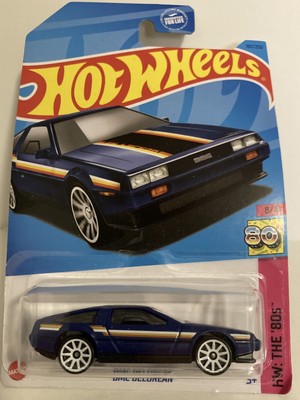 2023 HTF Hot Wheels #101 Dark Blue DMC Delorean The 80's ~FREE SAME DAY BOX SHIP
