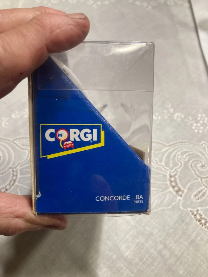 SCARCE VTG CORGI CONCORDE - BA, #91835, BRITISH AIRWAYS, 1991,  NIB  L@@K! W@W!! - Image 4 of 4
