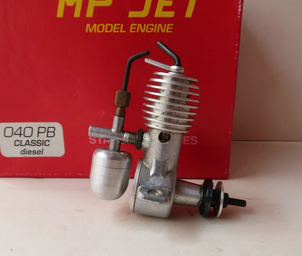 MP JET 040 PB Moteur Ancien RC Classic Diesel Vintage Model Engine Czech 1998 - Photo 2/4
