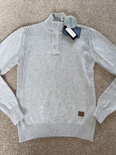 Schott PL Milford 9 Cotton Mix Jumper in Chunky Knit size medium BNWT