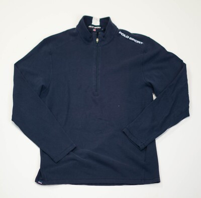 Vintage Polo Sport Ralph Lauren 1/2 Zip Men's L Large Sweatshirt