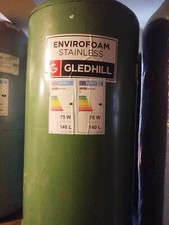Gledhill Envirofoam Stainless Steel   1050mm x 427mm Indirect  Vented Cylinder 
