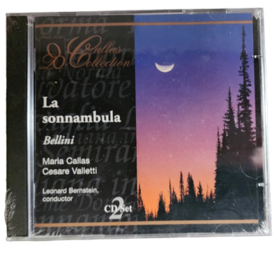 BELLINI: LA SONNAMBULA, MARIA CALLAS, CESARE VALLETTI, 2001, 2XCD, NEW/UNOPENED