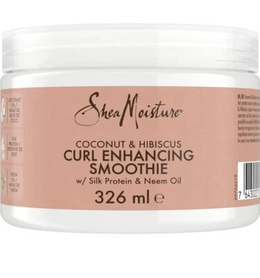 Shea Moisture COCONUT & HIBISCUS CURL ENHANCING SMOOTHIE 326ml THICK, CURLY HAIR