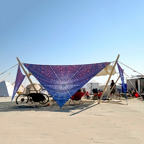 Uv Shelter Psychedelic Pattern&nbsp;