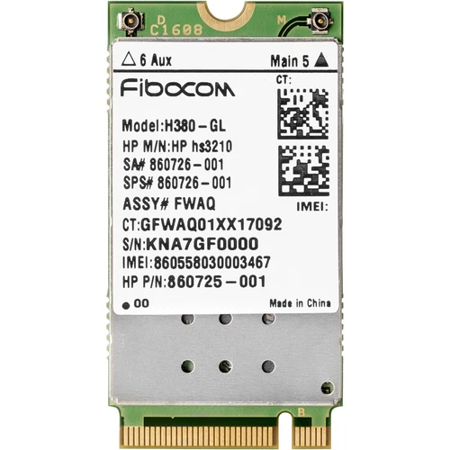 HP HS3210 HSPA+ 4G Mobile Module WiFi Card 1HC90AA