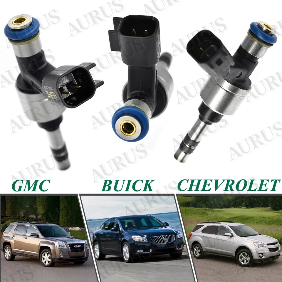 x6 OEM ACDelco Fuel Injectors for 2010 11 Buick Chevrolet GMC SAAB Cadillac 3.0L - Image 4 of 4