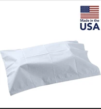 TIDI Single-Use Pillowcases, Blue, 21" x 30" (Pack of 100)