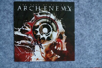 Arch Enemy - The Root of All Evil CD Album signed/autograph/signiert/Autogramm