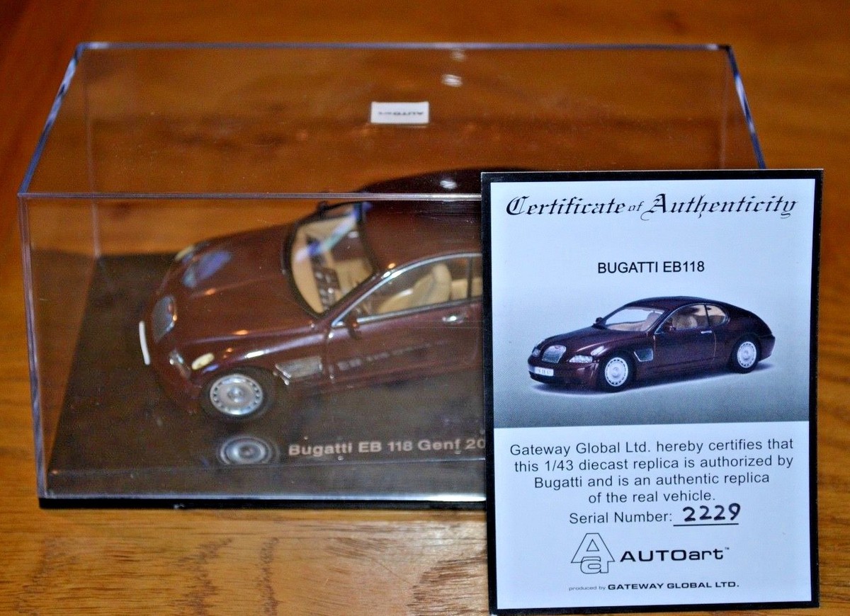 Autoart - 1:43 - BUGATTI EB 118 Coupé Concept 1998