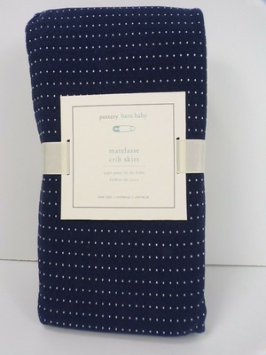 matelasse crib skirt