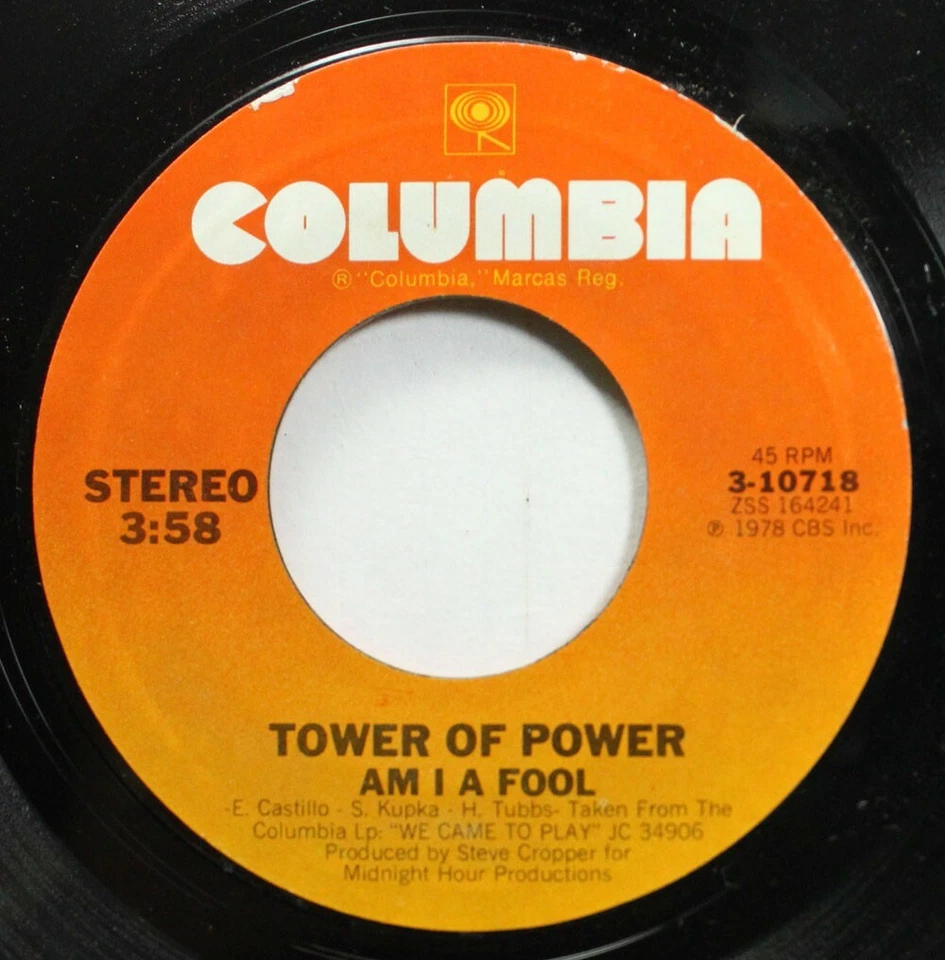 Soul 45 Tower Of Power - Lovin' You Is Gonna See Me Thru / Am I A Fool On Columb - Image 2 of 2
