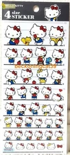 Kamio Sanrio Character 4 Size Sticker Hello Kitty Mimmy Kids 2024 MADE IN JAPAN