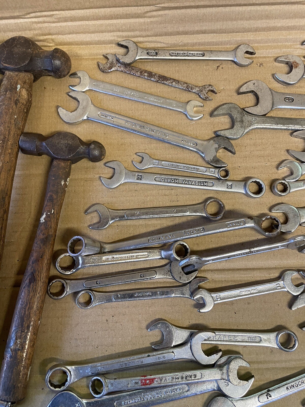 98 X Vintage Garage Tools Large Job Lot,old Tools, Spanner’s,pliers,etc