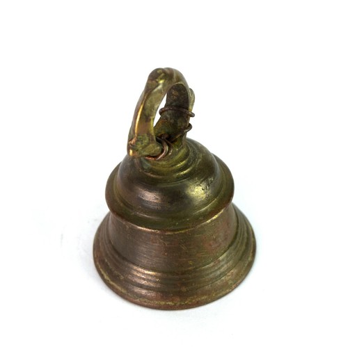 Old Beautiful Ritual Bell Nice Home Hanging Brass bell Halloween Gift. G70-289 - Picture 3 of 10