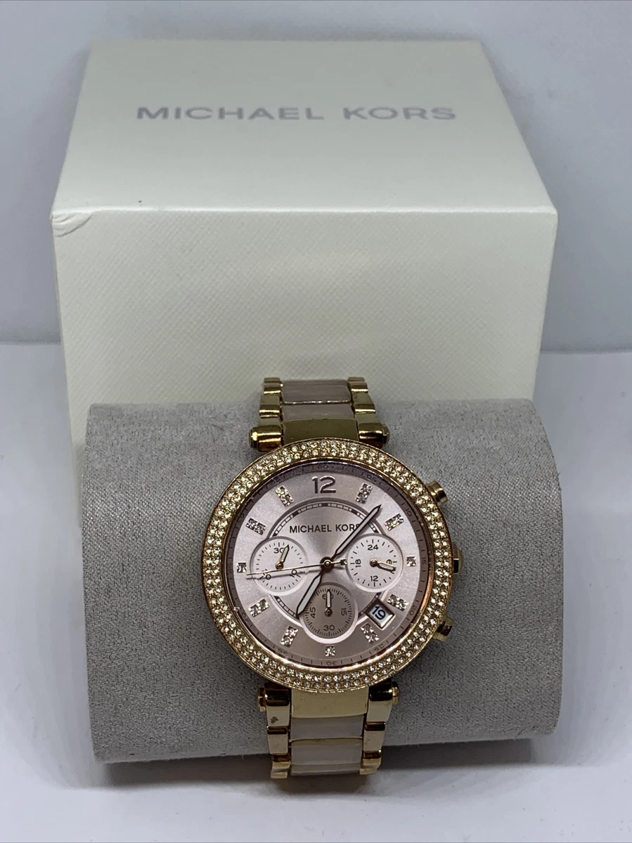 Ladies michael kors cheap parker chronograph watch mk5896