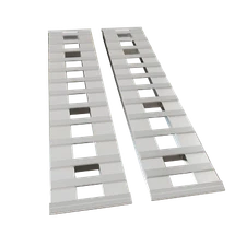 72''x15'' Aluminum Trailer Ramps 8500LBS Car Trailer Truck Hook End 2 Ramps