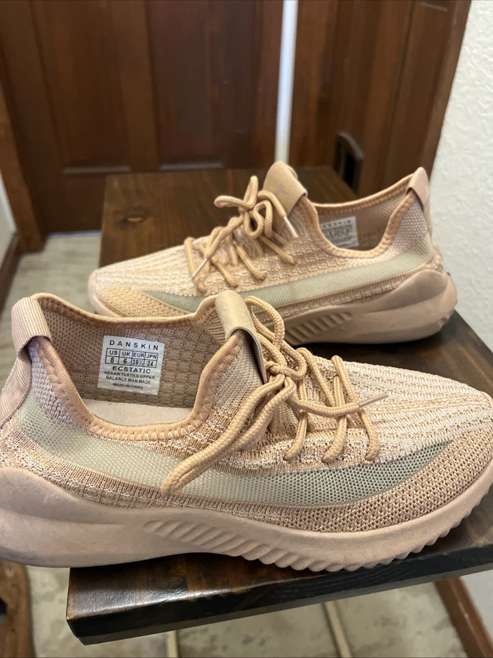 Danskin Rosa Extático Zapatos Con Cordones Mujer Talla 8 Zapatillas, Disfraz Deportivo Foto 3 de 4