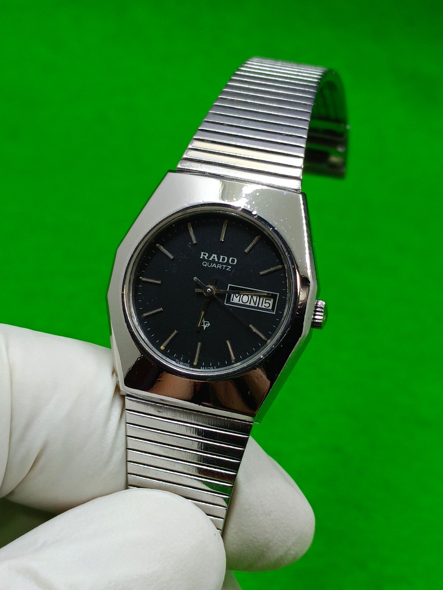 vintage Rado watch 7 Jewels Day / Date Indicator 123.3119.4 Quartz