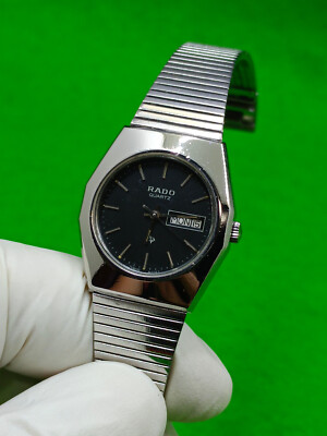 vintage Rado watch 7 Jewels Day / Date Indicator 123.3119.4 Quartz