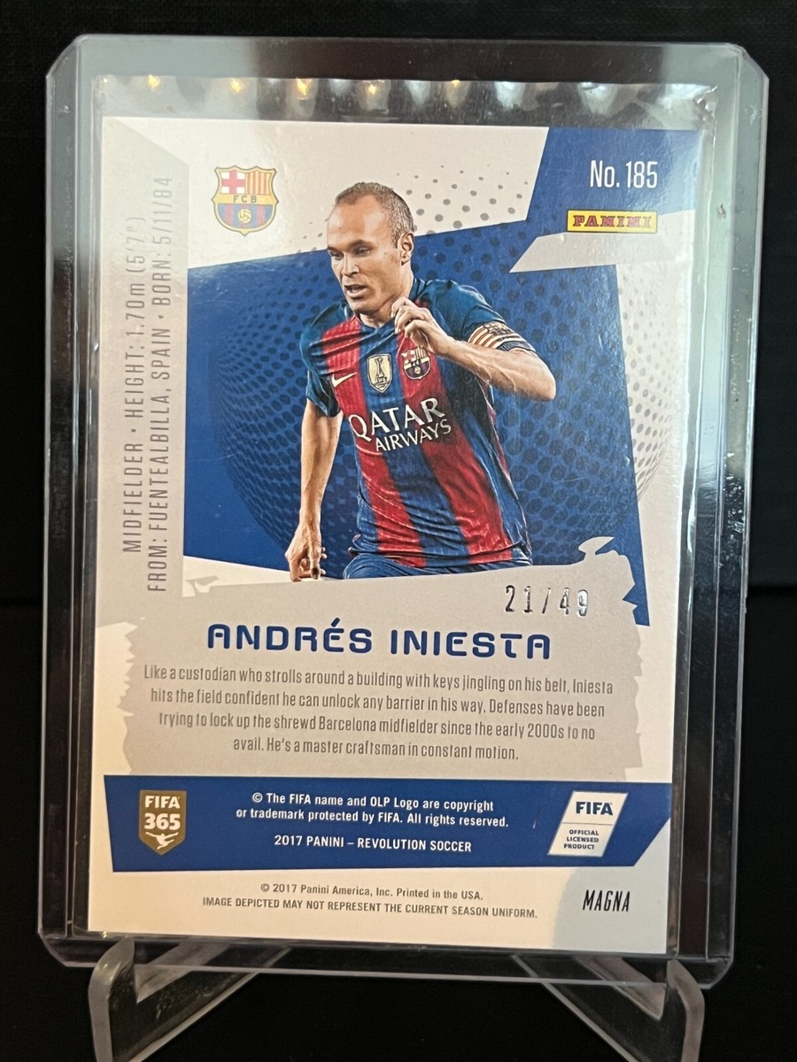 激レア 10枚限定 イニエスタ 直筆サイン Panini Obsidian 2022-23