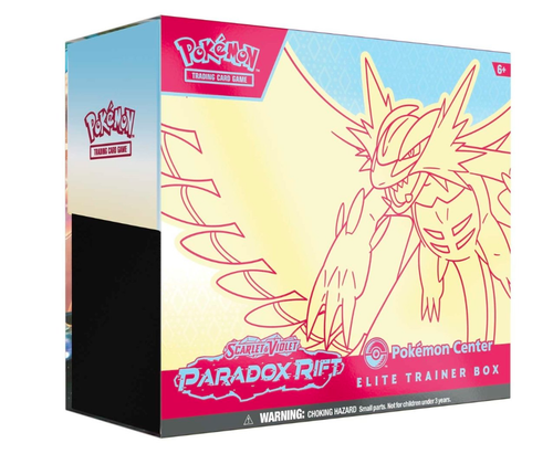 Paradox Rift Pokemon Center Elite Trainer Box ETB (Exclusive) Roaring Moon