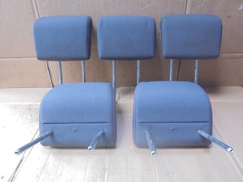 FORD C MAX 2008 SET OF FRONT AND REAR GREY TEXTILE PATTERNED HEADRESTS - Picture 9 of 14