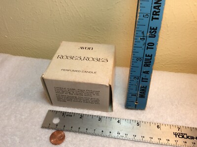 Avon vintage candle New in Box Roses Roses