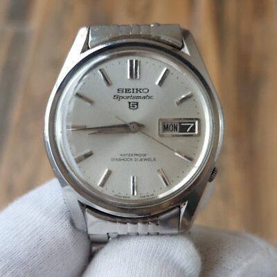 Vintage Seiko Sportsmatic Men's Watch 21 Jewels Ref 6619