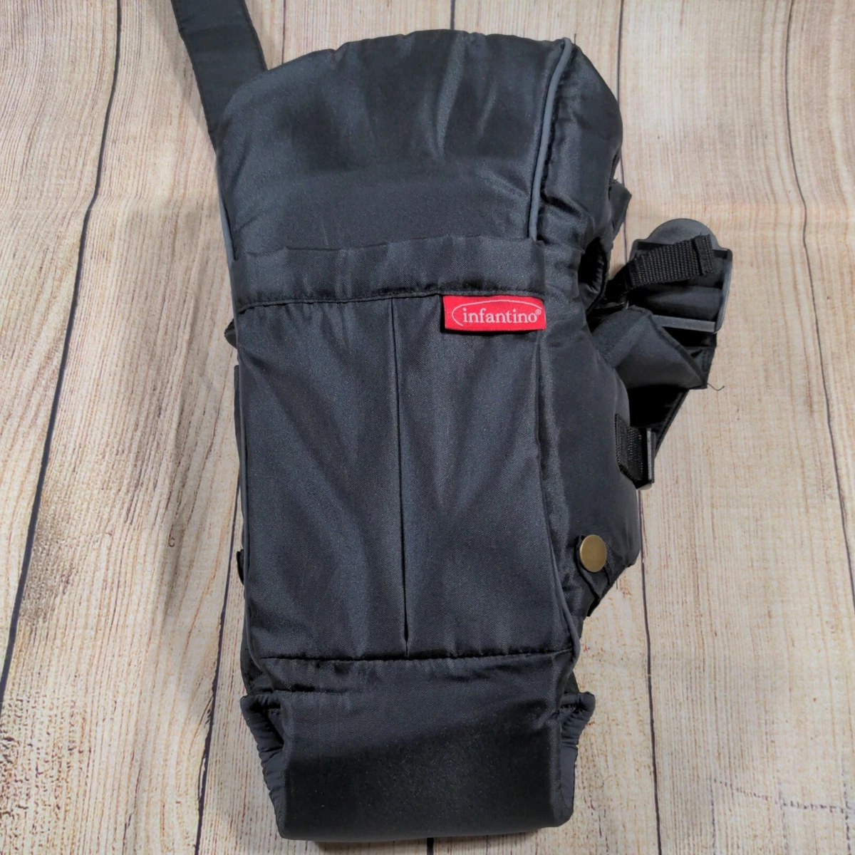 Infantino Swift Baby Carrier Adjustable Back Strap Drool Guard 2 Way Carry