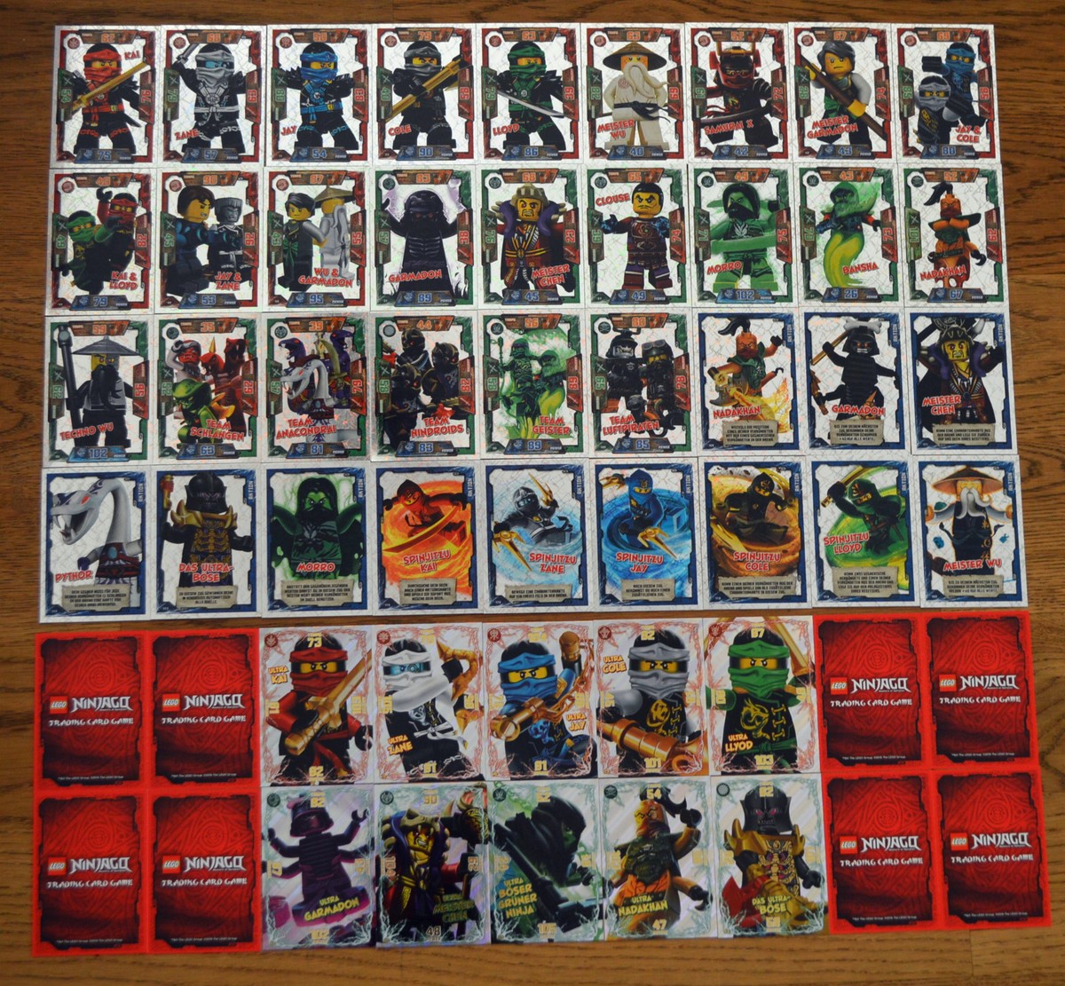 Lego® Ninjago™ Trading Card Game Spezial Foil Folien & Ultra