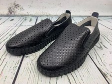 Kids Boys Girls Breath Slip On Shoes Flats Loafers Casual Shoes Black Size 5