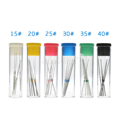 Dental Endo NITI U-FILE Tip Fit Root Canal Cleaning #15-40