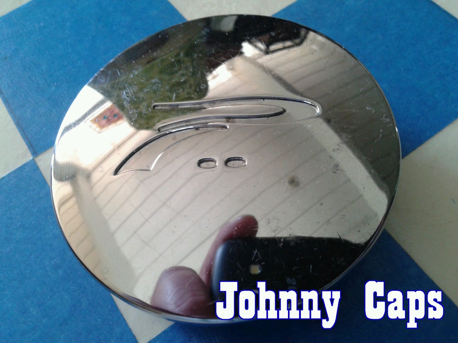 Platinum Wheels Chrome Center Caps #89-9125 Custom Wheel USED Center Cap (1)