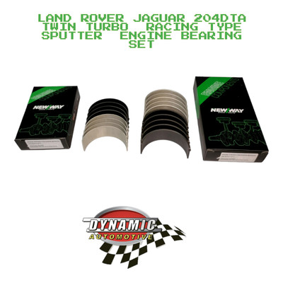 STD SPUTTER MAIN AND CONNECTING ROD BEARINGS FOR LAND ROVER JAGUAR 204DTA TWIN TURBO...